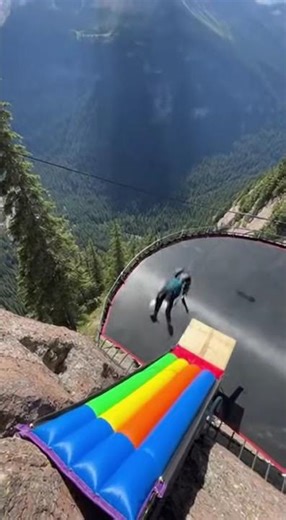 Perfect Slide Drop Turns Into an Insane Rebound 😱