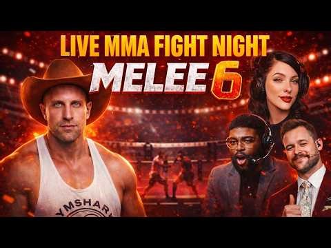 THIS IS BRUTAL 🔴 MELEE 6 LIVE (INSANE MMA FIGHTS)