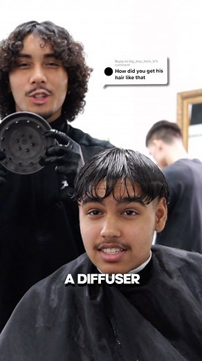 mylz carlos obaldo miraflores | I show you How to Use a Diffuser to Make your Flat/Straight Hair have more Volume/Texture for a Messy/Wavy Look 🔥💈 #mylzinthecut... | Instagram