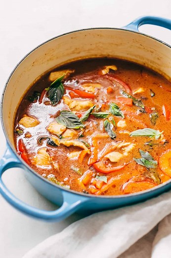 20 Minute Panang Chicken Curry Recipe - Little Spice Jar