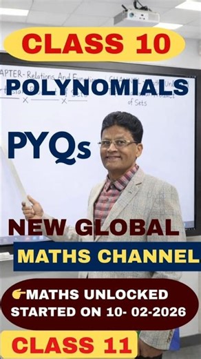 Class 10 Maths | Polynomials MCQs🔥 Graph doesn't intersect x-axis | Number of Zeroes | #shorts