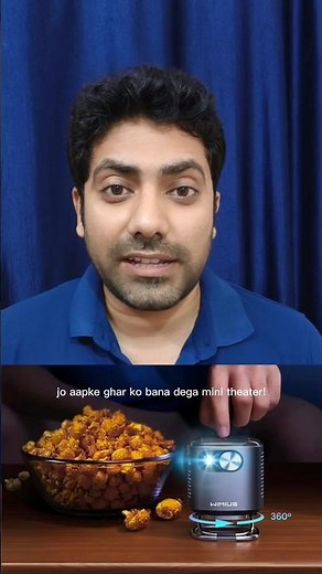 Experience cinematic visuals at home with the WiMiUS Projector #projector #tech #shortvideo