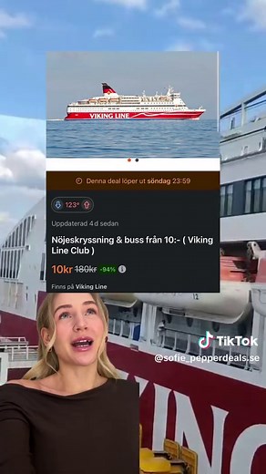 Viking line kryssning för 10kr! 😨 all info hittar du på länken i min profil! #vikingline #kryssning #billigt #gotland