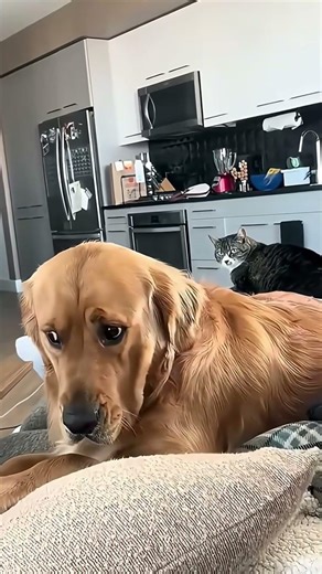 Funny Dogs Afraid of Cats 😱 | Hilarious Reactions #funny #dog #shorts