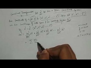 Coordinate Transformation in Tensor