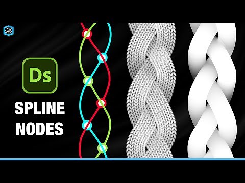 Substance Designer: Using Spline nodes to create and edit curved shapes | knit fabric | shift 4 cube