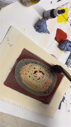 Screen printed oil resist