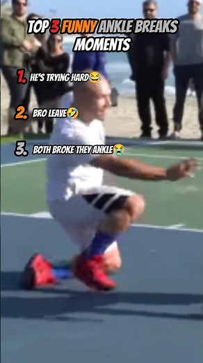 Top 3 Funniest Ankle Breaks in Basketball! #shorts #highlights #basketball