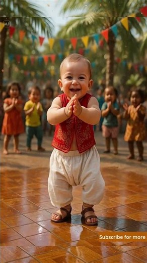 Tiny Feet, Big Rhythm: Babies Dancing Iranian Bandari #shorts