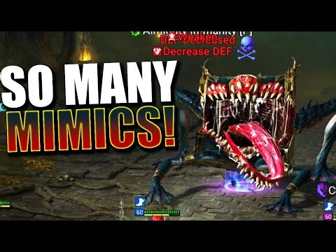 Grim Forest Day 2 SO MANY MIMICS! | Raid: Shadow Legends