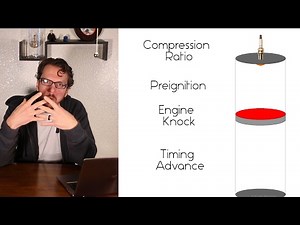 What is compression ratio, preignition, knock, and ignition timing?