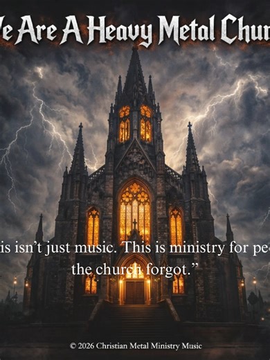 Heavy Metal Church Publisher: The Christian Metal Ministry™ Copyright: © 2025 Christian Metal Ministry Music #TheChristianMetalMinistry #ThunderFromTheThrone #ChristianMetalMinistryMusic #ChristianMetal #FaithAndMetal #MetalMinistry #fyp #chirstiantiktok #followforfollow #likeforlike