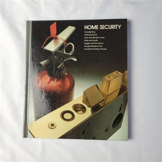 Home Security Time Life Book Hardcover 1981 Vintage 80s Floodlighting Locks Door - Etsy
