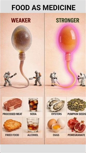 Food that support sperm motility|health|sperm health|