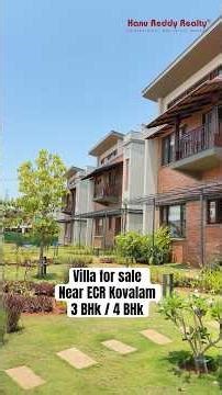 ECR Nemicheri near kovalam 3 BhK and 4 BHk upcoming villa for sale #premiumvilla #triplexvilla