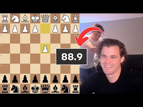 Magnus Carlsen Plays Brilliantly with 88.9% Accuracy!