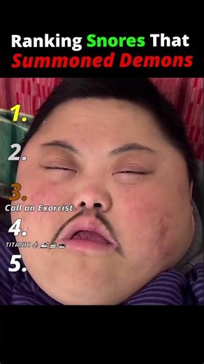 The most atrocious snores #funny #ranking #snoring #sleep