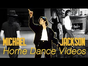 Michael Jackson Practicing Dance at Home