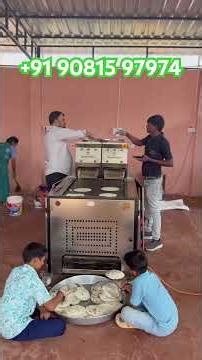 New big capacity chapati roti making machine #chapati #food #chapatimakingmachine #dkmachinery