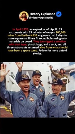 The Astronauts Who Survived 200,000 Miles From Earth With Duct Tape and Socks