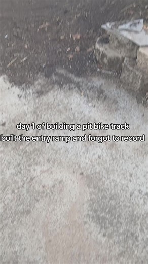 Building a Pit Bike Track: Day 1 Progress