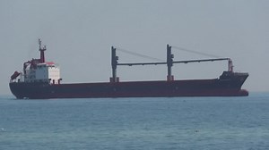 First ship since Russian invasion arrives in Ukraine, ministry says