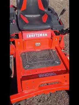 Flipping a Craftsman Z5200 zero turn #lawnmower