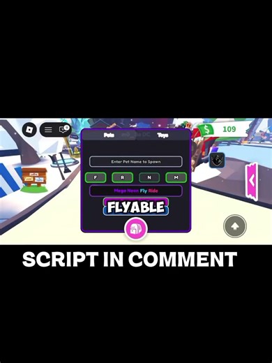 script in comment #roblox #delta #adoptme