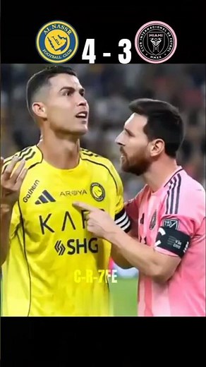 GOAT Comeback 🐐 Ronaldo vs Inter Miami | Al Nassr Highlights#ronaldo #messi