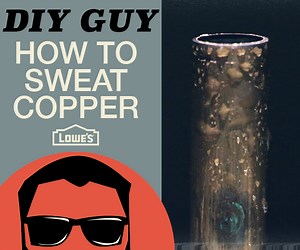 How to Sweat Copper Pipe - DIY Guy