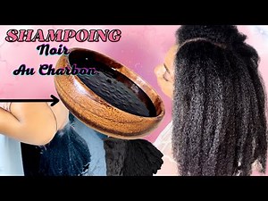 ROUTINE SHAMPOING AU CHARBON CHEVEUX : soin capillaire cheveux naturels /Charbon végétale