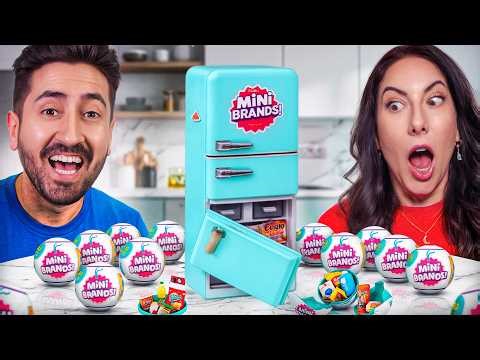 TESTANDO A NOSSA PRIMEIRA MINI GELADEIRA (Veio quebrado?) - Mini Brands