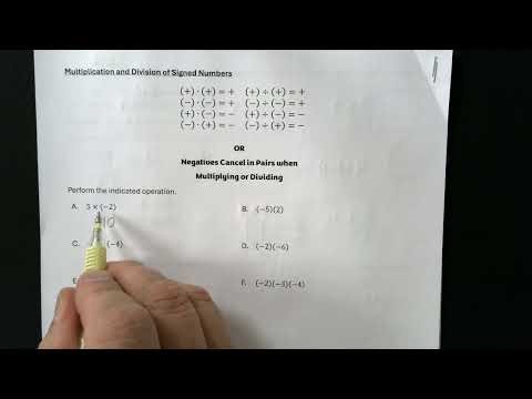 Math II 1 - 1 Signed Numbers Page 4