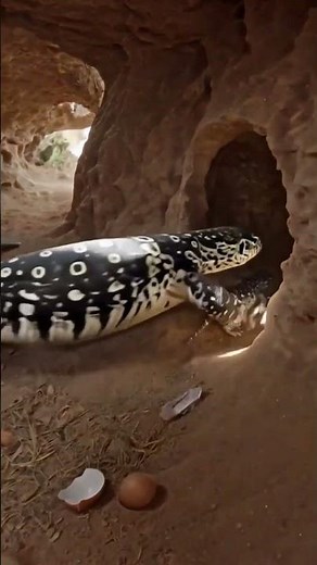 Argus Monitor Underground POV | Hatchlings, Nests, and Burrow Life in Motion | Varanus panoptes #pov