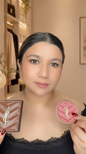 Soft glam makeup on mature skin #over40style #yslbeauty