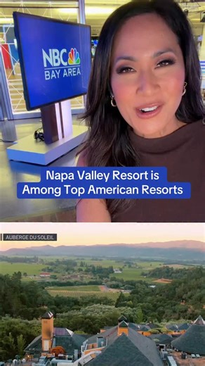Napa Valley resort Auberge Du Soleil is ranked third in U.S. News and World’s new list of Top American Resorts. @nbcbayarea #news #localnews #napavalley #topresorts #rutherford | Audrey Asistio NBC Bay Area