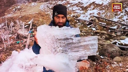 5.6K views · 39 reactions | Freezing conditions disrupt water distribution network leaving many areas without a stable water supply. Ashraf Wani tells more in this report. #ColdWave #Kashmir #ReporterDiary | India Today | Facebook