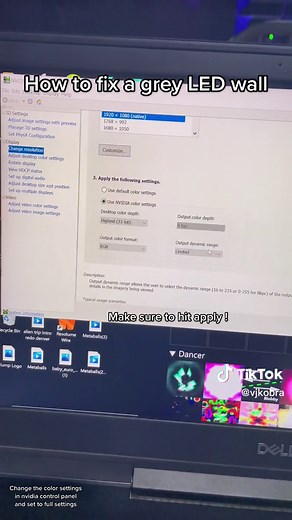 How to Fix a Grey LED Wall