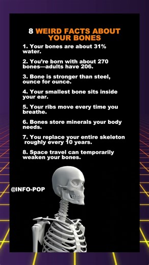 8 Weird Facts About Your Bones 🦴💡
