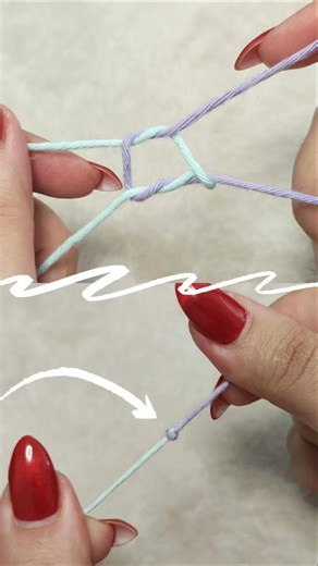 🧶Mi nudo Favorito porque soy floja😅! Me toma 5seg y nunca se me ha deshecho ✔️ #crochet #ganchillo