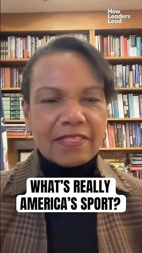 What’s REALLY America’s Sport? | Condoleezza Rice