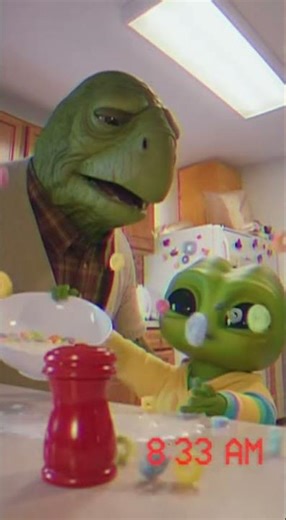 Baby Alien's Backwards Cereal Hack