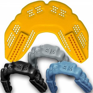 Bulletproof: World’s Thinnest Most Breathable Mouthguard is 3X Stronger! Football MMA Hockey Rugby Basketball BJJ Lacrosse Boxing Sports Mouth Guard Grinding Teeth. Men Women Adult Braces