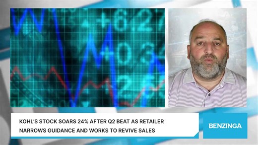 Kohl’s Stock Soars 24% After Q2 Beat As Retailer Narrows Guidance And Works To Revive Sales