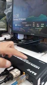 HDMI KVM EXTENDER VIA LAN 200 METER