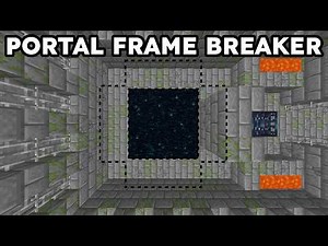 Easiest END PORTAL FRAME BREAKER Minecraft 1.21.11 - Tutorial