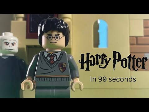 Harry Potter in 99 seconds (Lego stop motion)