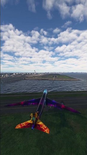Impossible Landing!!! Amazing View before the Plane Lands at the Airport eps719