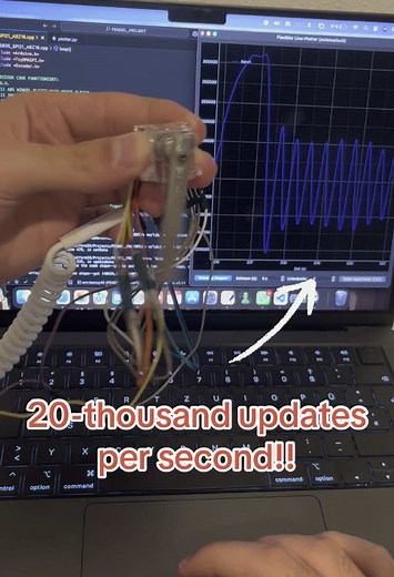 Arduino high speed angle sensor at 20kHz! #arduino #programming #coding #fyp #engineering
