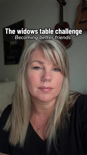 Being a friend to a widow or finding safe friends as a widow can be so challenging… But what if it wasn’t? What if we could find ways to meet at the table and make learning easier? Enjoyable. Building deeper roots in true friendship and care, on both sides of the table. #widowsoftiktok #widow #widowed